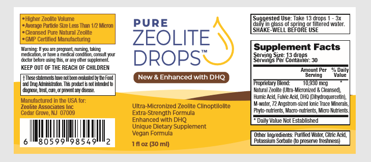 Pure Nano Zeolite Drops LIQUID 10x - 100X MORE POTENT than Sprays Pills Exp(2026