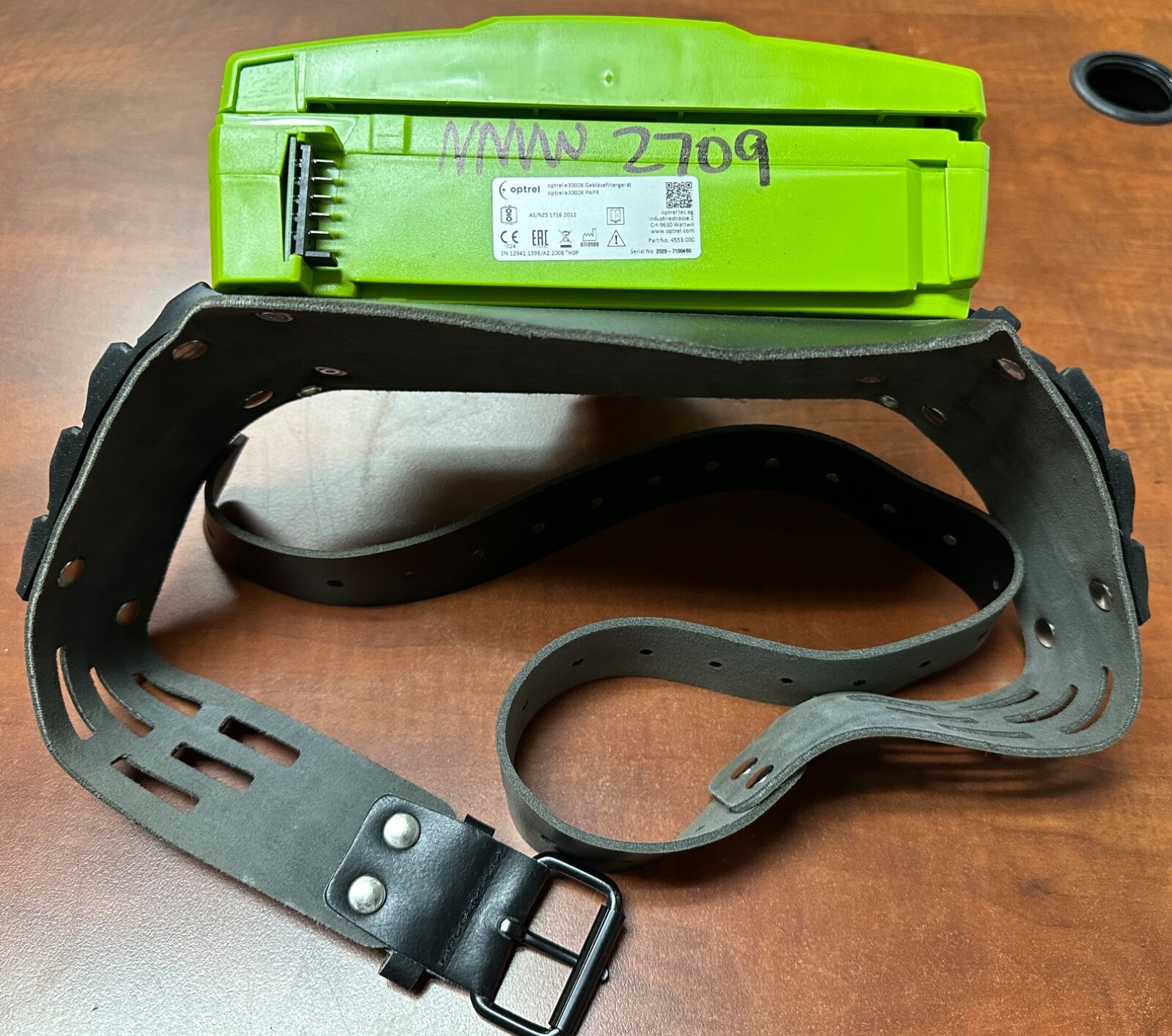 NEW OPEN BOX OPTREL CLEARMAXX PAPR E3000X SYSTEM UP TO 18 HOUR BATTERY/TOTE