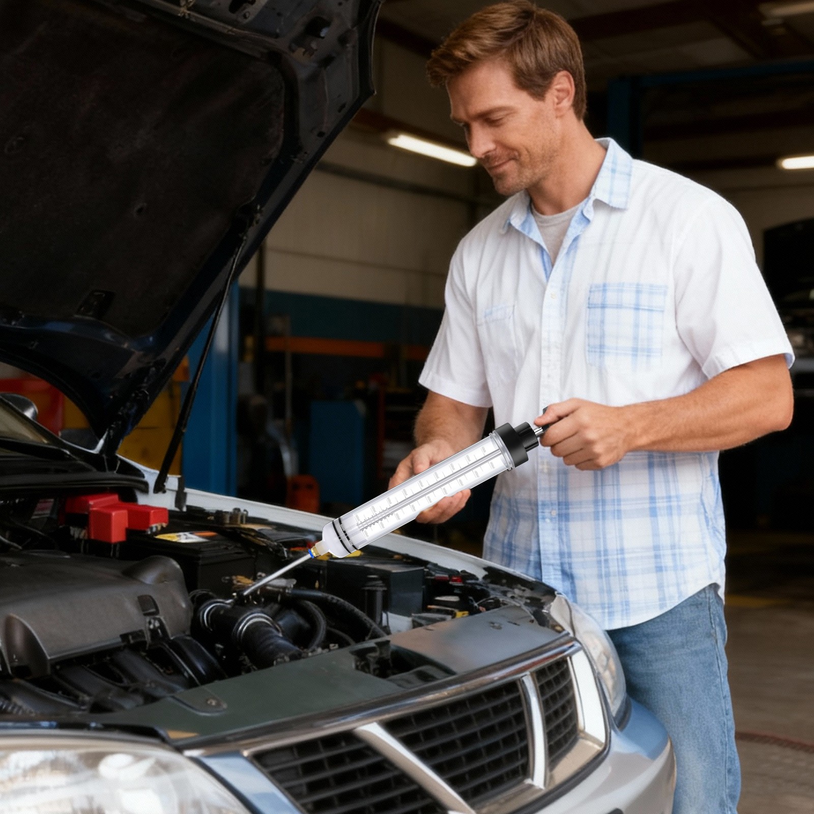 Manual 500CC Automotive Oil Extractor Pump Fluid Extractor for Truck Motorcycle