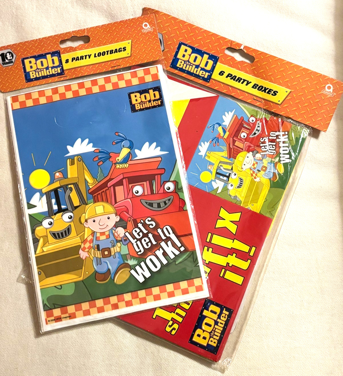 Bob The Builder Party Supplies Party Loot Bags & Party Boxes 14 Count Total