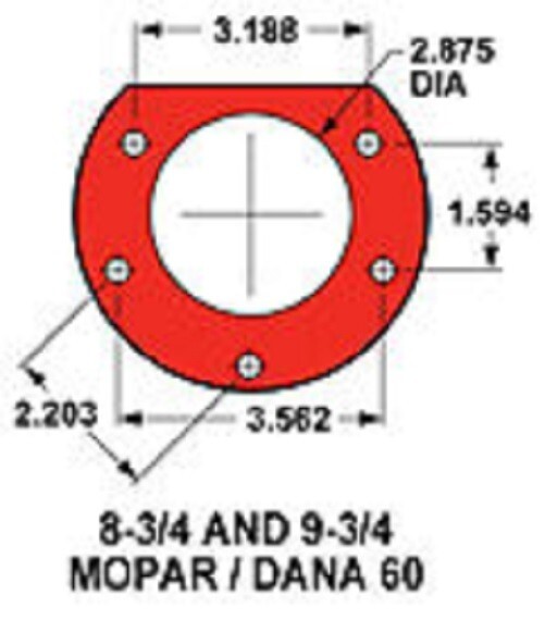 Rearend Narrowing Fixture Bushings - Dana 60 Rear End - Mopar & Ford Ends