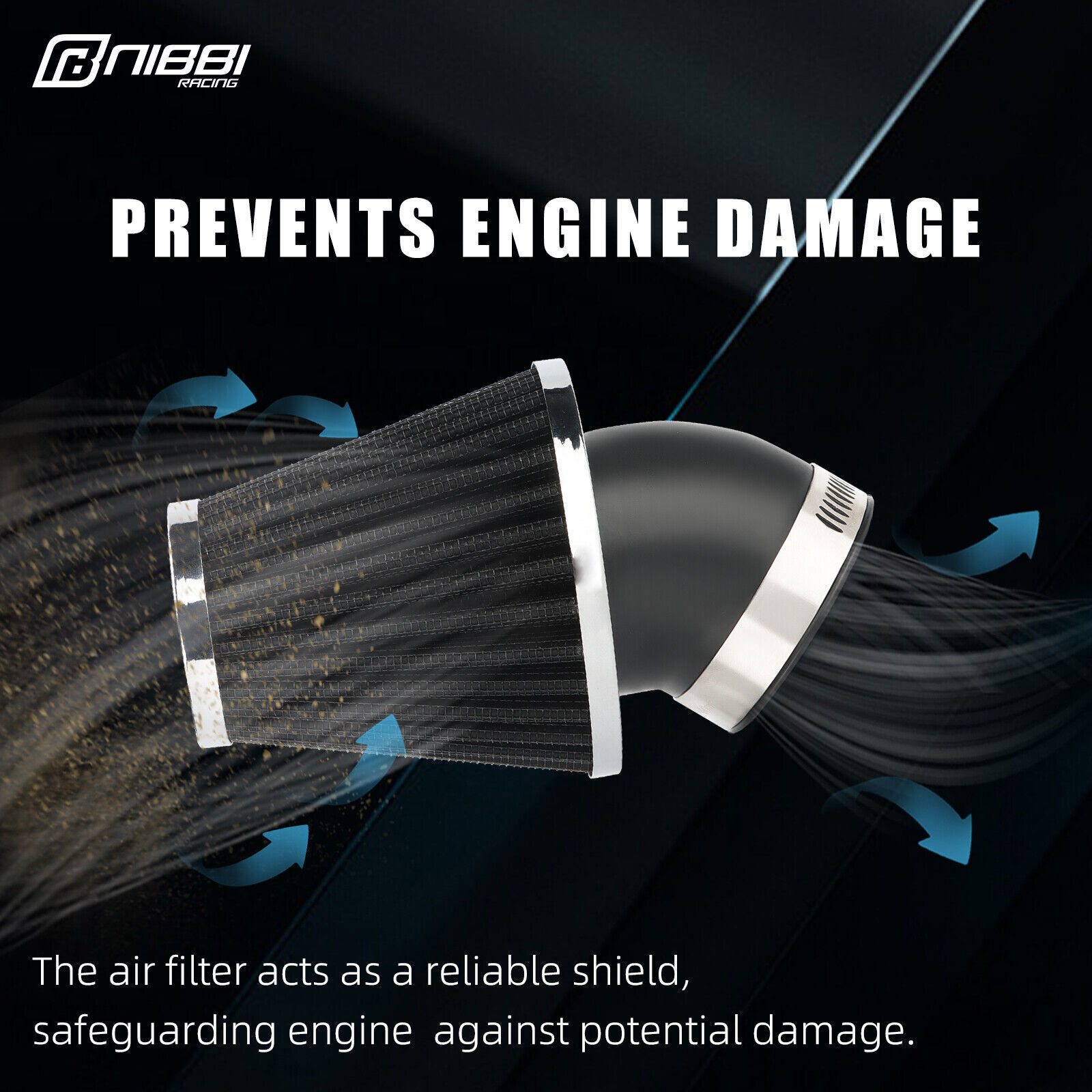 NIBBI PE22 Carburetor Air Filter For 110cc 125cc SSR Sunl Taotao Pit Bike ATV