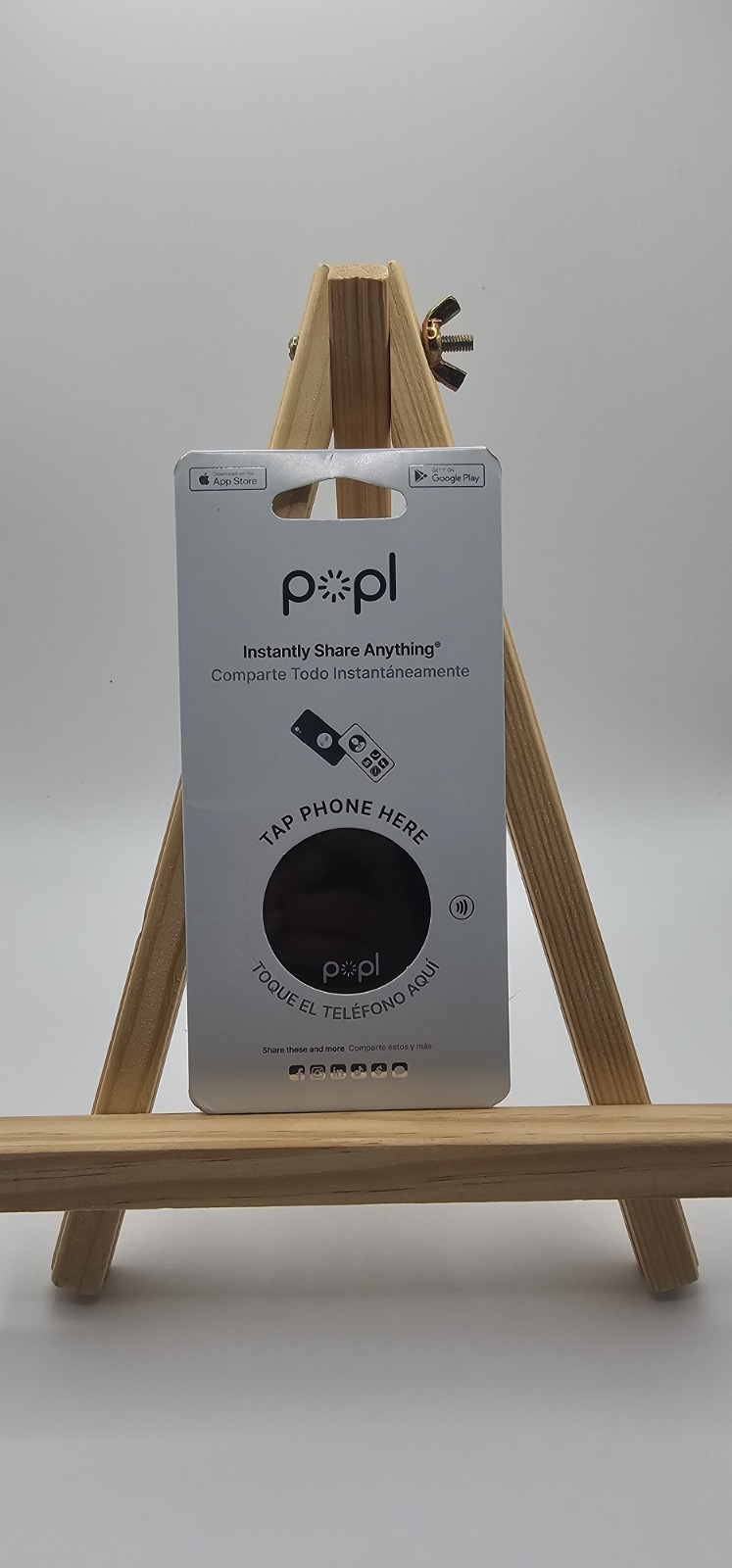 Popl Black Instantly Share Anything! Popl Direct