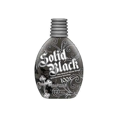NEW* Millennium SOLID BLACK 100X Dark Tanning Lotion 13.5 oz