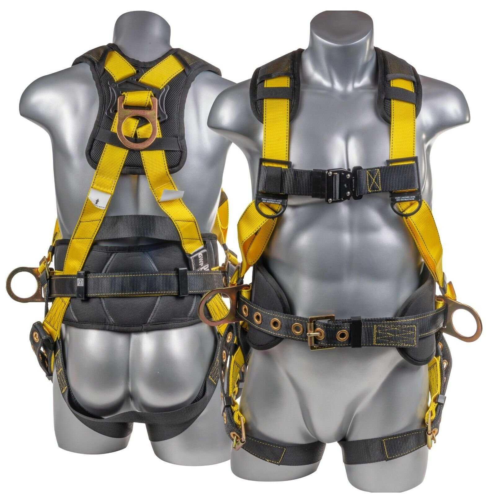 Palmer Safety Hammerhead 5pt Safety Harness Back Padded, QCB Chest, Tongue...