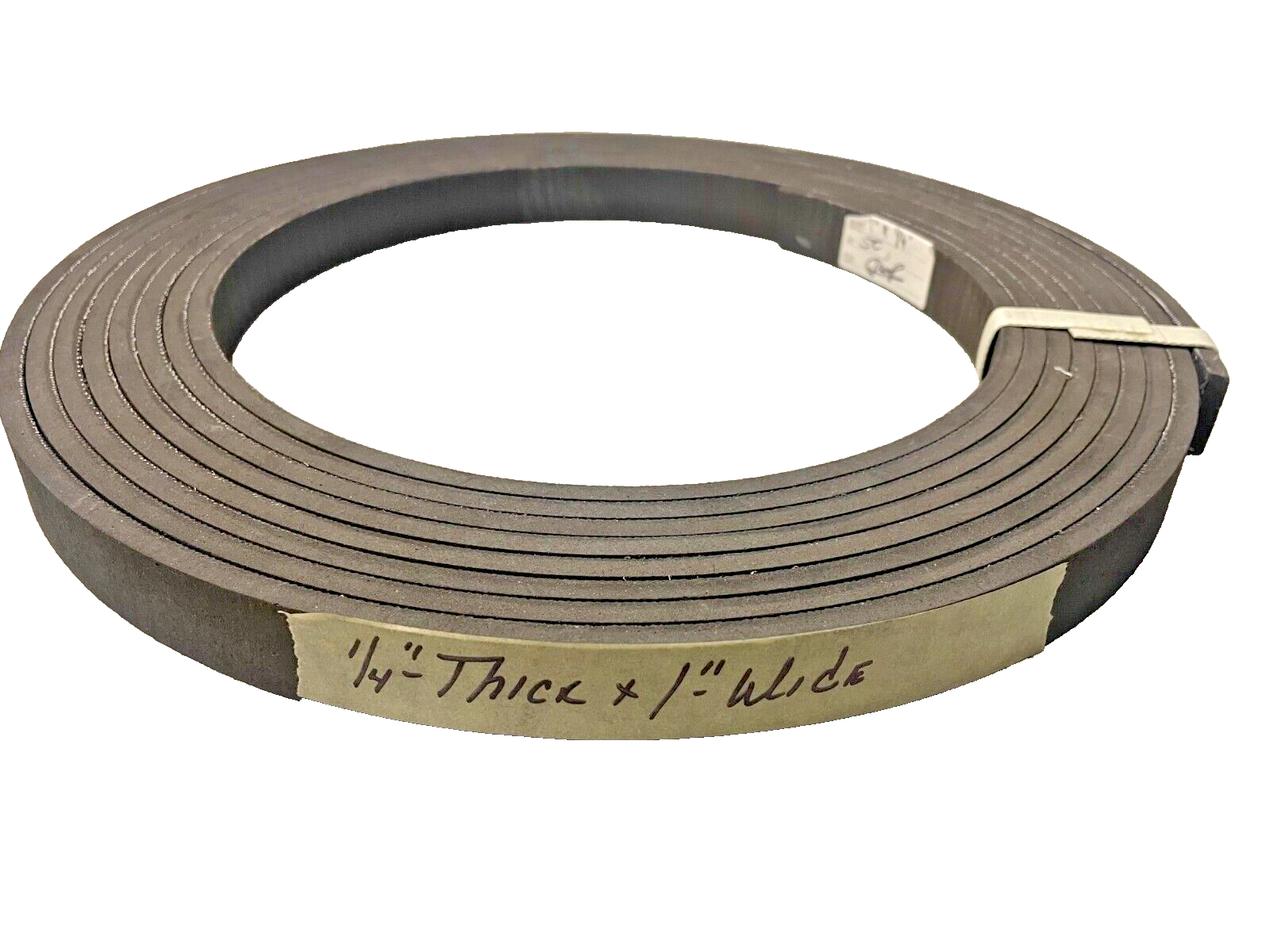 1/4"-thick x 1" -wide flex molded wire back brake lining (sold by the foot)