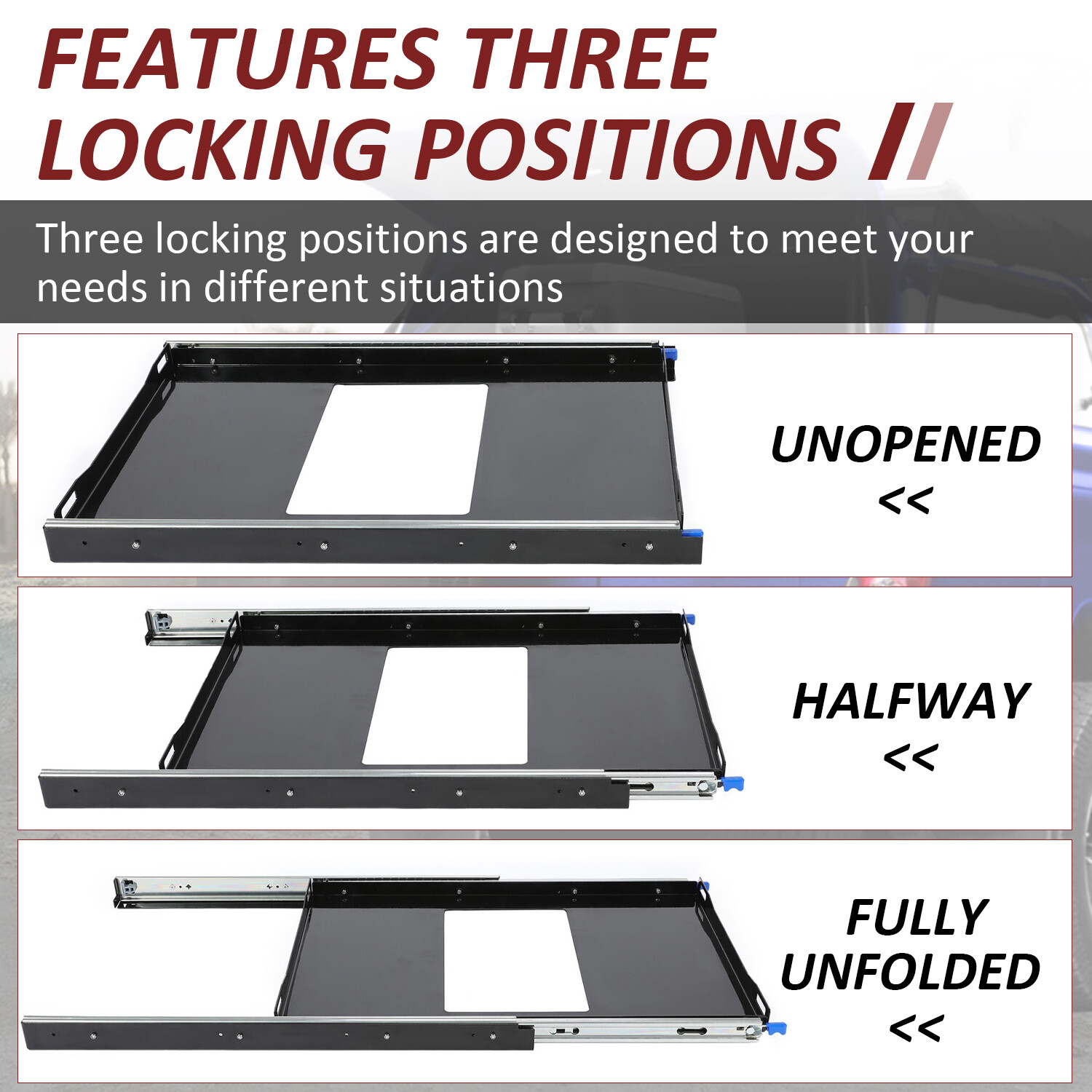 Slide Mount For 28 to 65L Fridge Cooler Freezer Portable Refrigerator Car Fridge