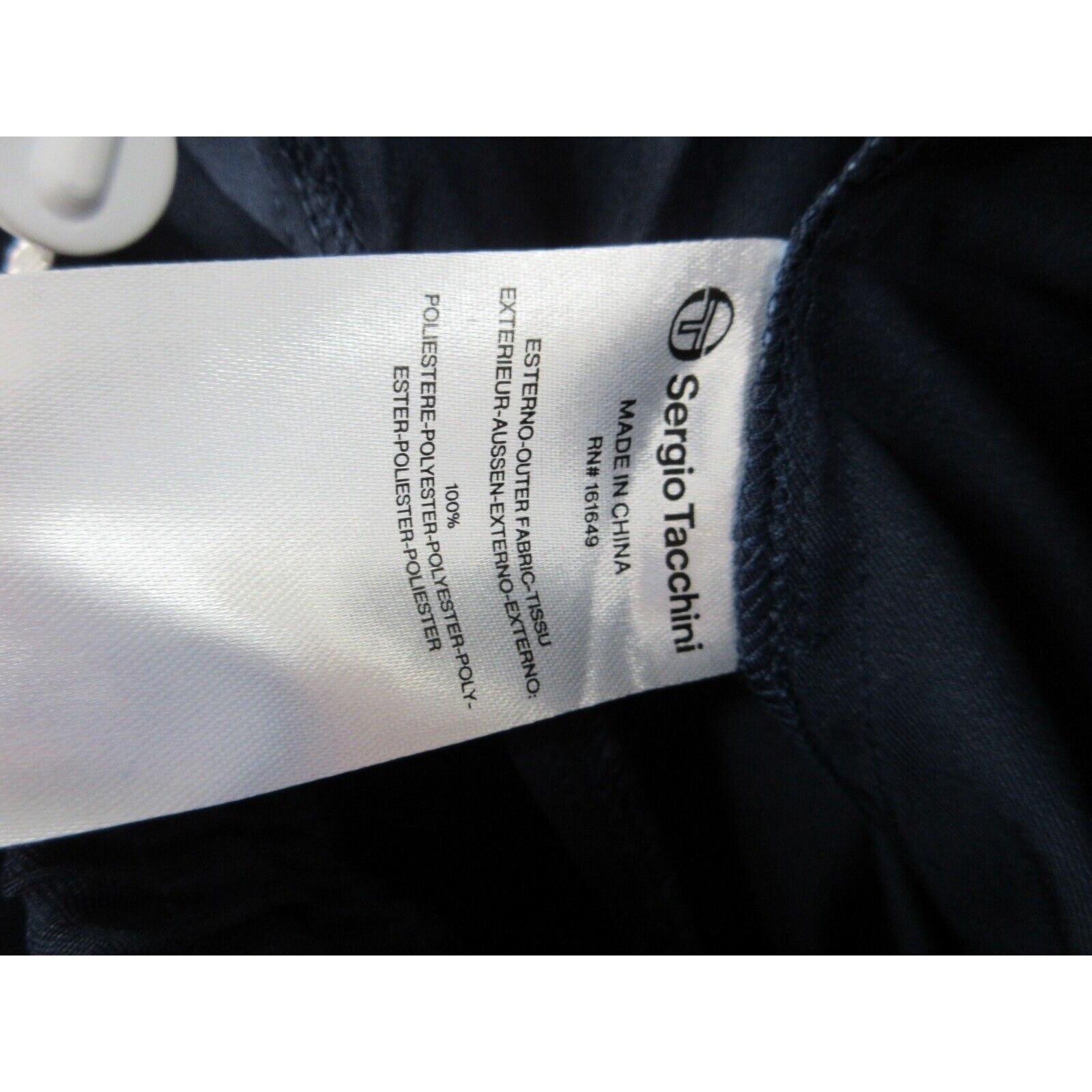 NWT Sergio Tacchini Monte Carlo Tennis Shorts Navy Blue Logo Men's Medium