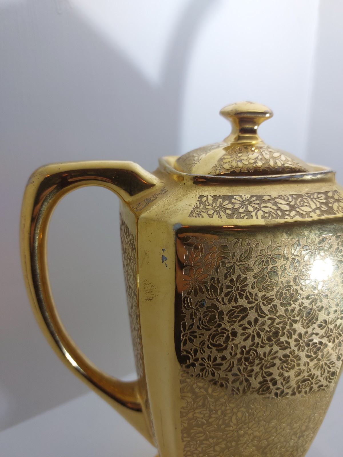 1920s Coffee Pot 24 Carat Gold & Platinum Arzberg Bavarla Germany