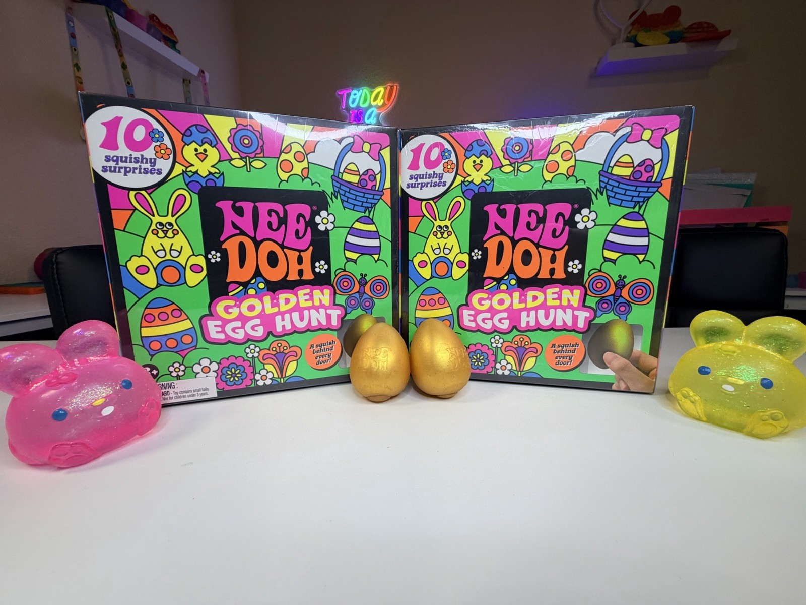 New Hard To Find Needoh Golden Egg Hunt 10 Squishy Surprises