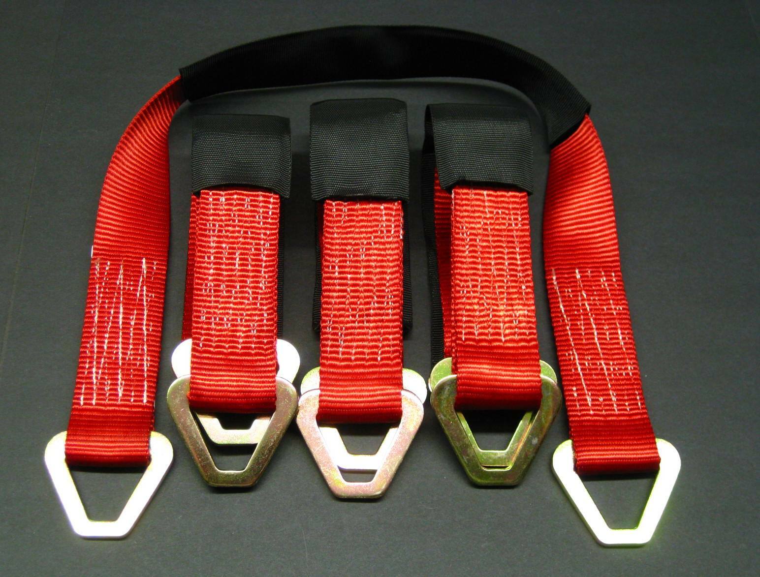 4 Axle Straps 36" Car Trailer Auto Hauler Tow Truck ATV Tie Down Wheel Strap RED