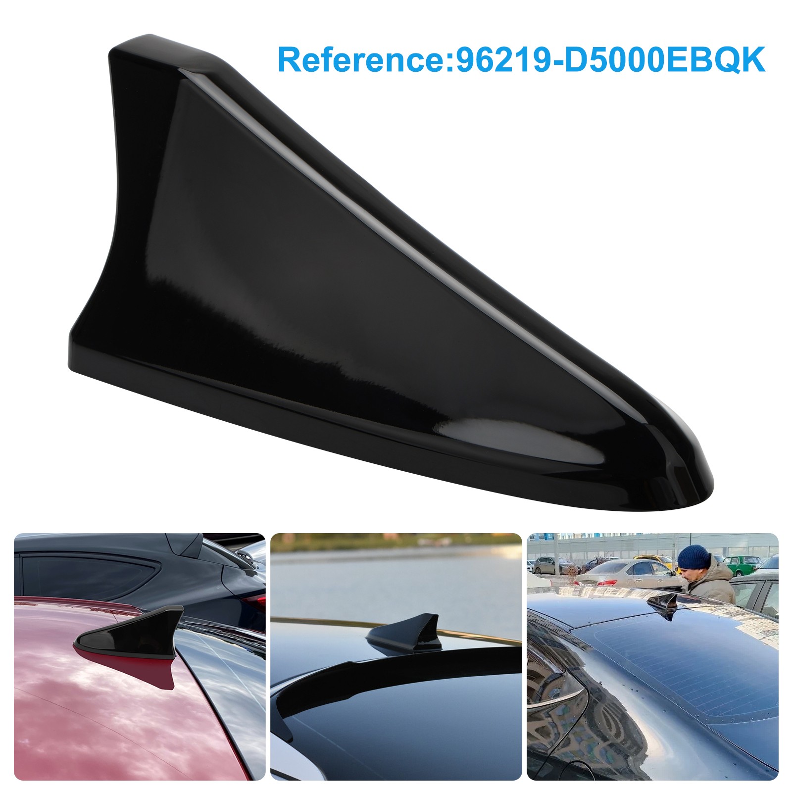 For Kia Optima 2014-2020 Shark Roof Fin Antenna Cover Signal Radio AM/FM Aerial