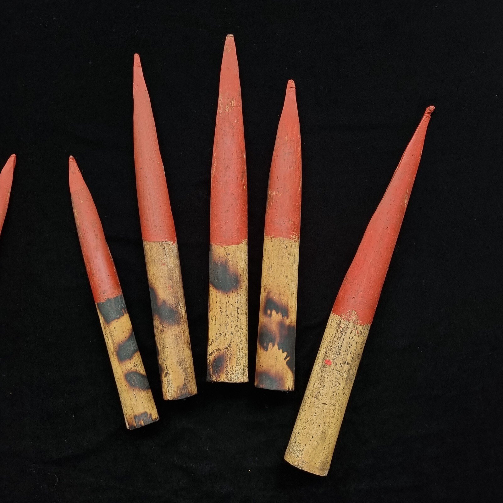 Asmat Bamboo Asaro Claws Mudmen Headhunter Papua New Guinea Carved Wooden Art