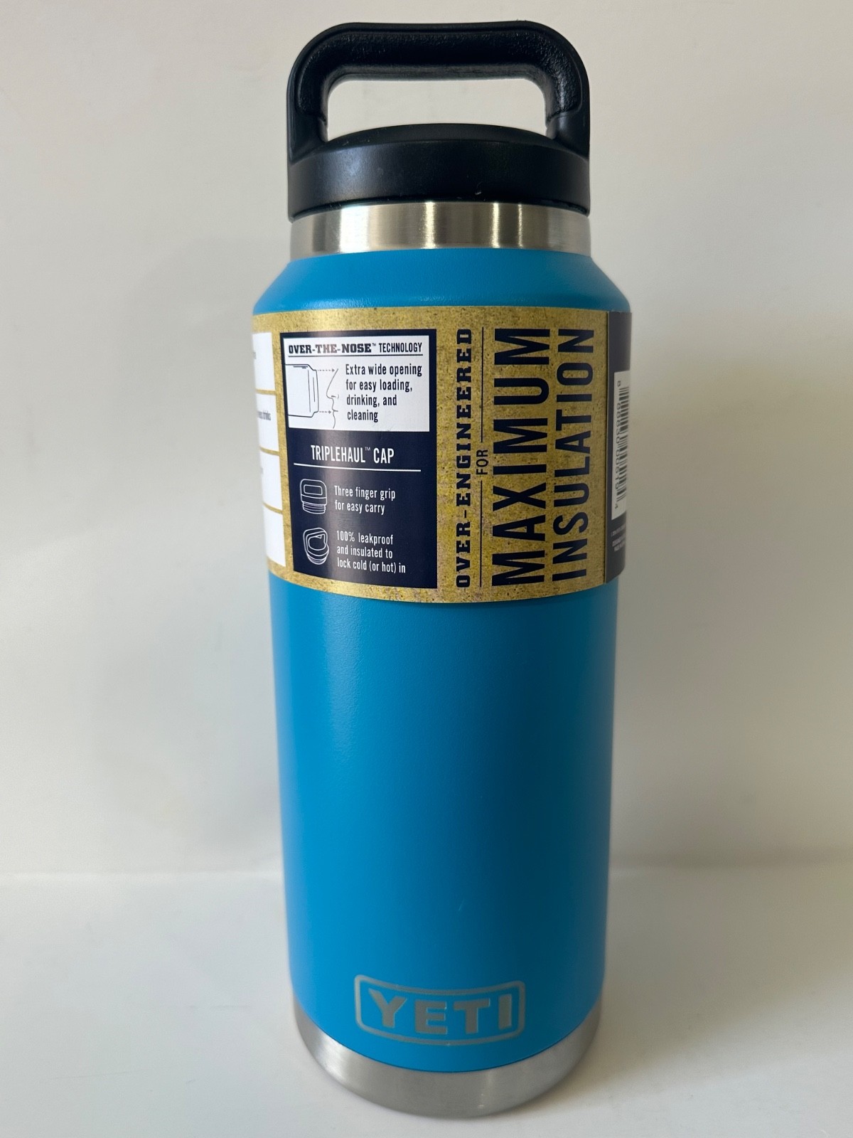 Yeti 36oz Stainless Steel Insulated Tumbler Chug Cap Lid Coffee Cup Mug Vacuum