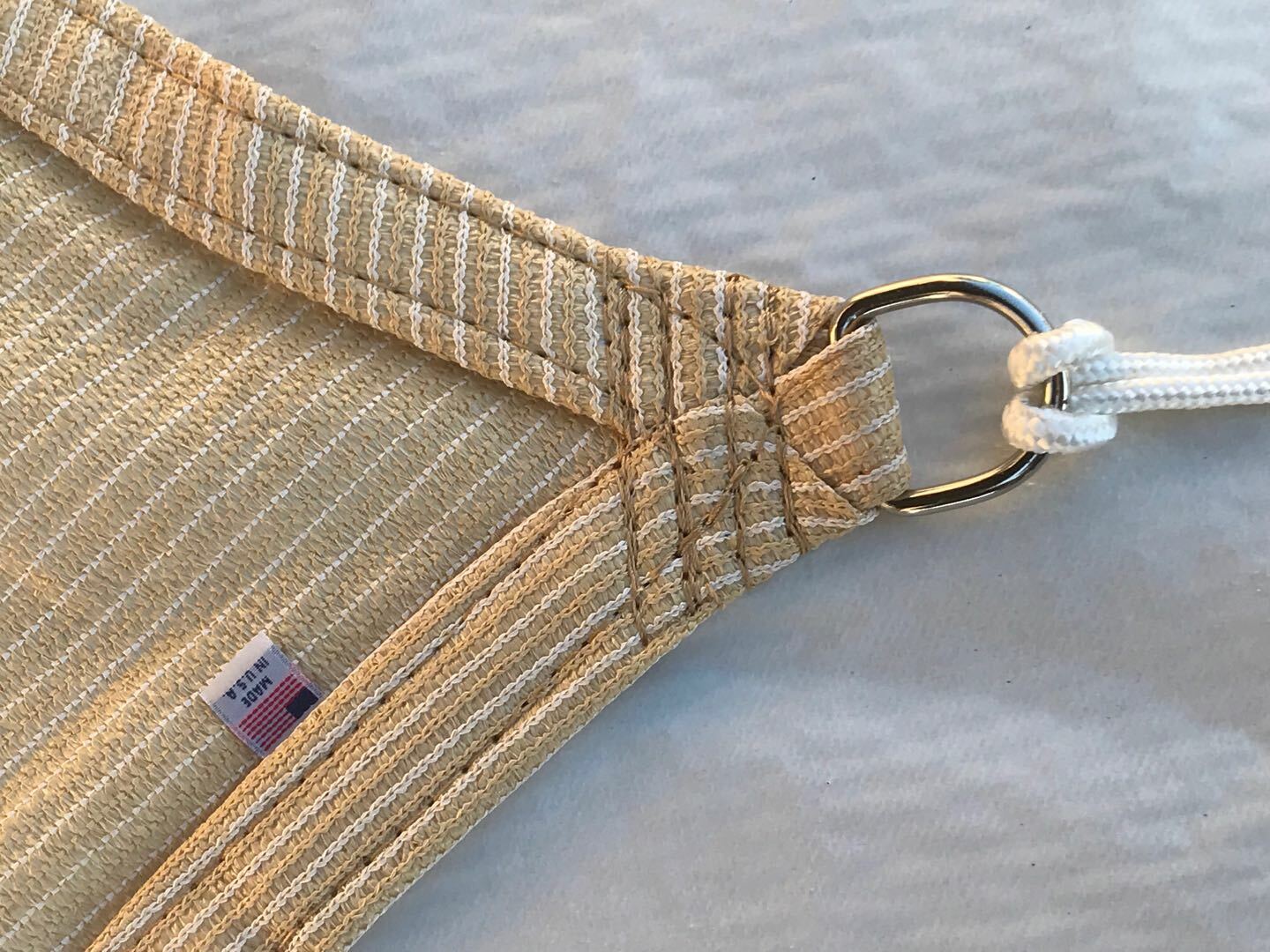 Green Curved Rectangular Sun Shade Sail UV Blocking Outdoor Canopy Awning Patio