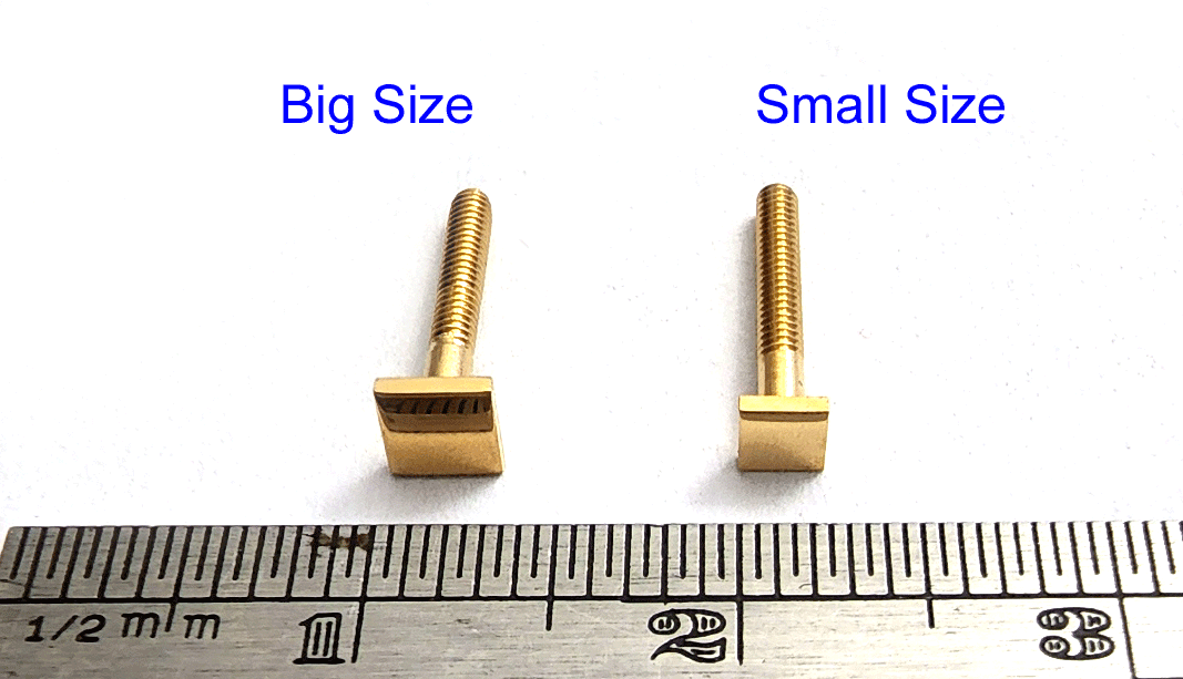 NEW! Auth Cartier Square Screws - Small Size- Free Screwdriver
