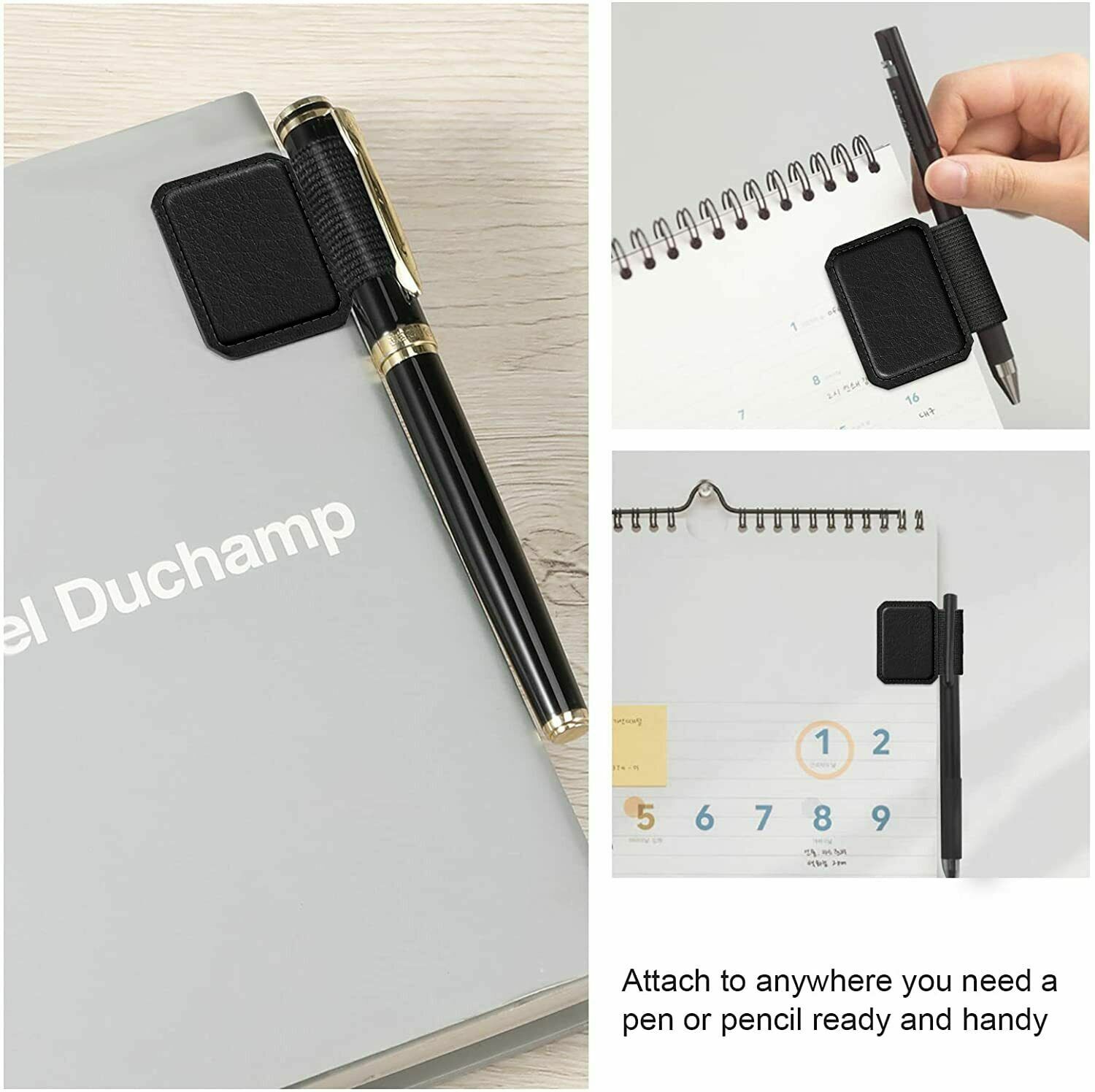 [4 Pack] Pen Loop Holder for Apple Pencil 1st 2nd Gen Elastic Adhesive Pen Pouch