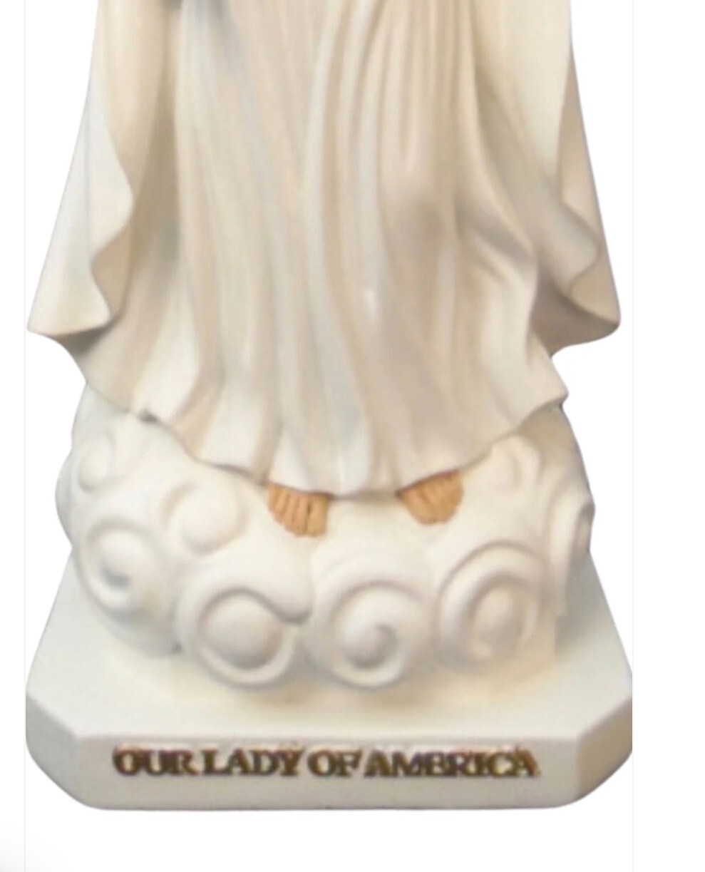 Our Lady of America 14" Statue, New from Colombia #Fiat-002