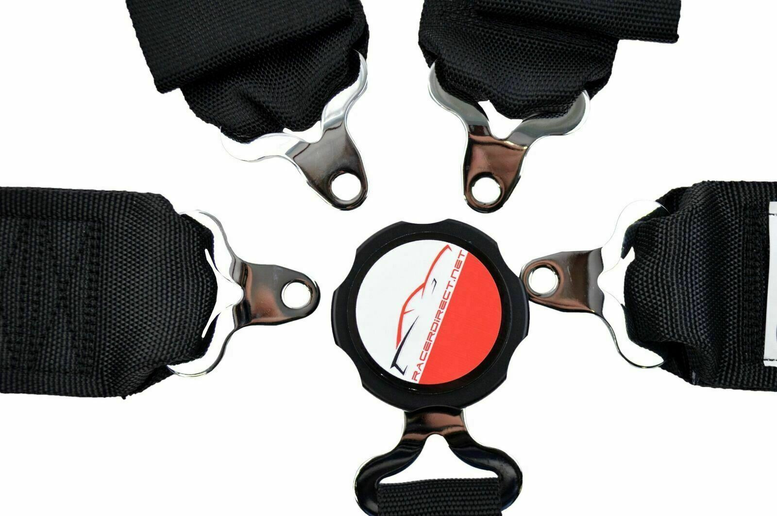 DRAGSTER U WRAP RACING HARNESS SFI 16.1 5 POINT 3" CAM LOCK PULL DOWN LAP BELTS