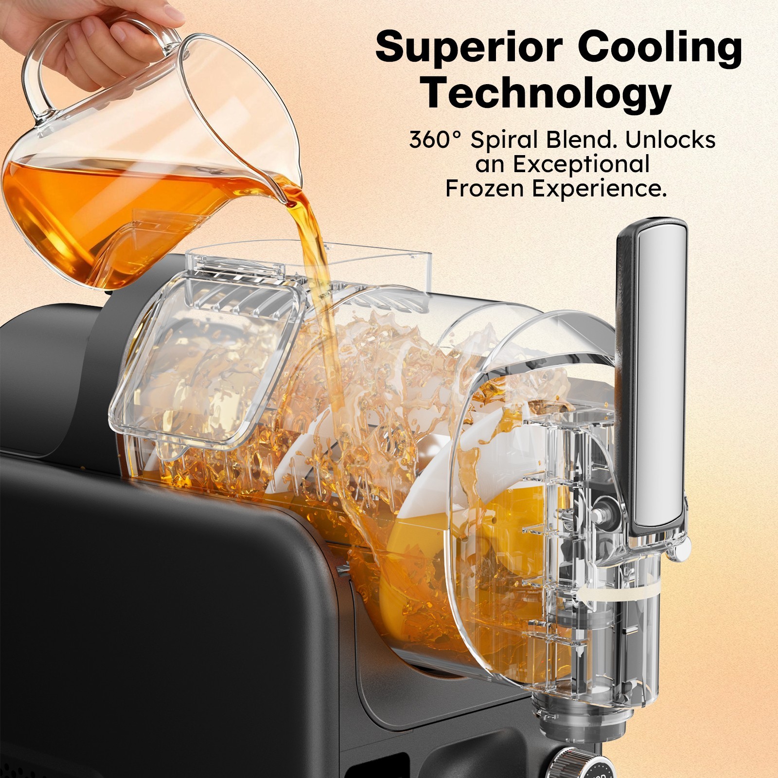 85oz Slushie Machine Margarita Smoothie Frozen Drink Slushy and Ice Cream Maker