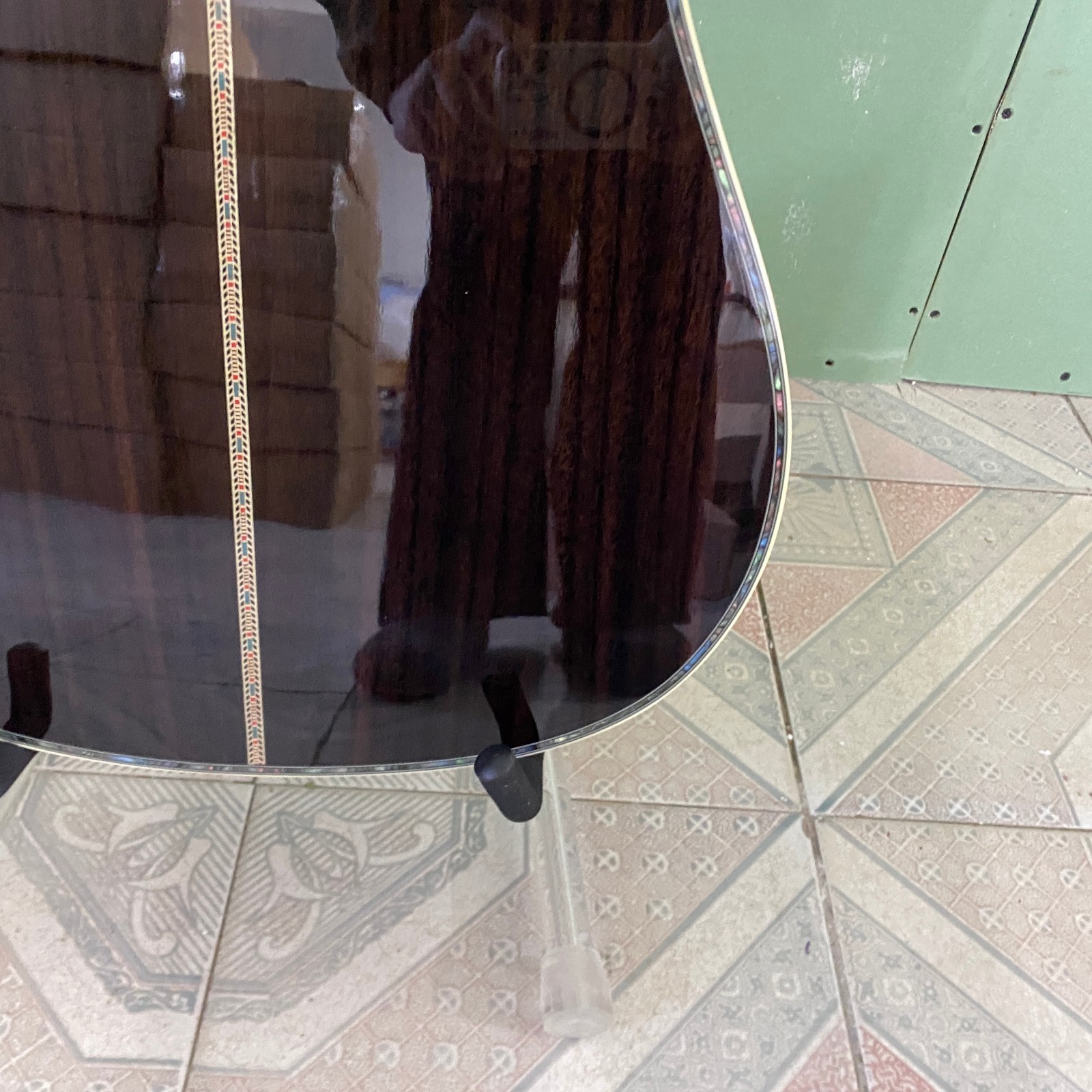 D45 41 inches solid spruce Acoustic guitar with EQ rosewood fingerboard