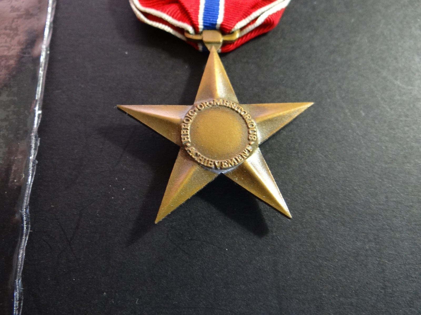WWII Bronze Star Medal with Ribbon Bar & Lapel Button