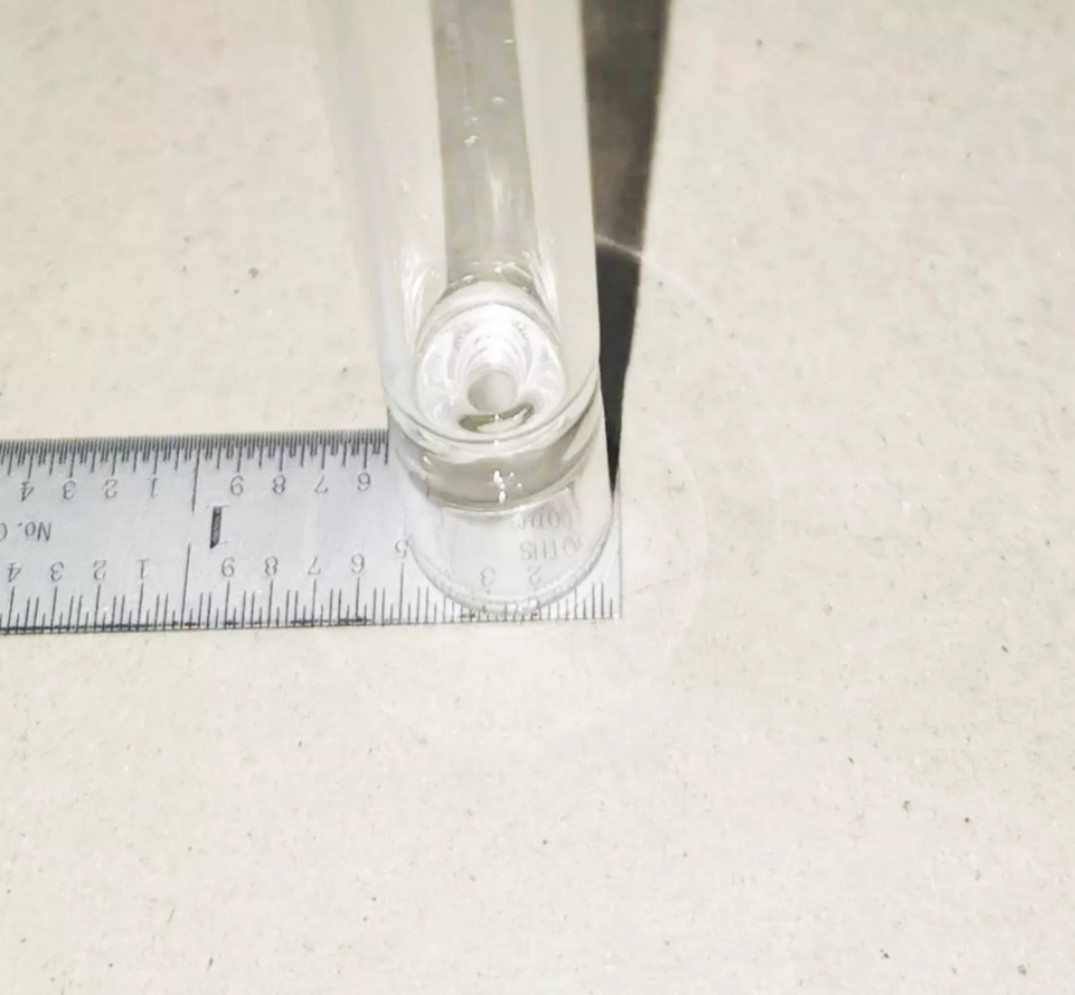 20 PCS transparent Thick Pyrex Glass Chillum Tobacco Pipe Diameter 12mm US