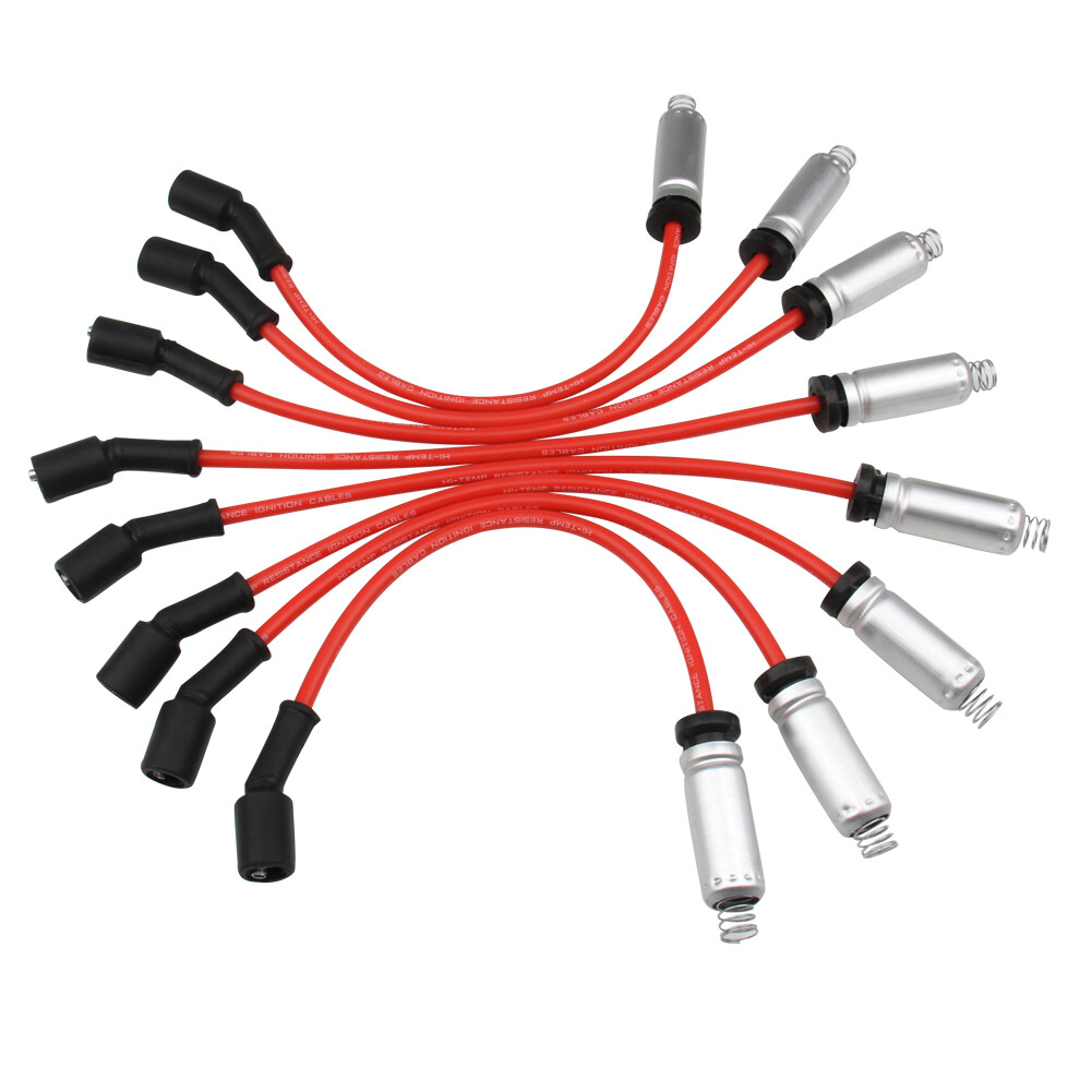 High Performance UF413 Ignition Coil+Spark Plug+Wire For Chevy GMC 5.3L 6.2L V8