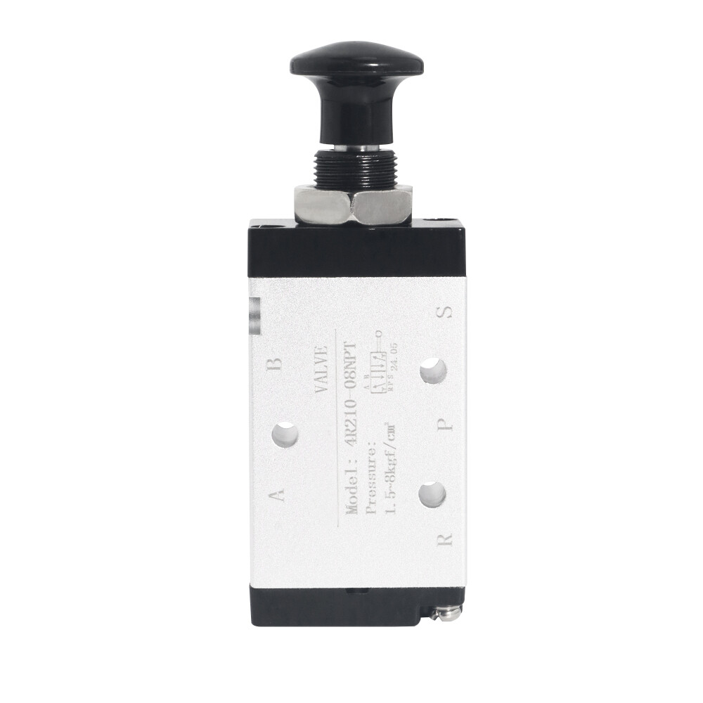 1pc 4R210-08 5 Ways 2 Position 1/4" Hand Lever Control Pneumatic Air Valve