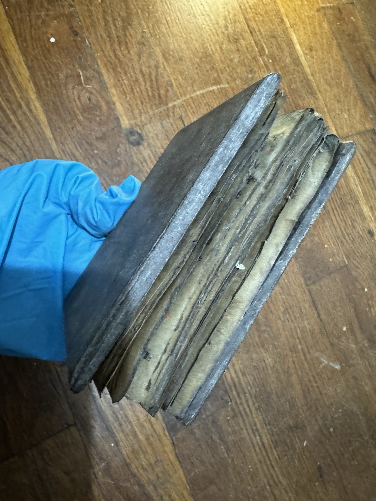 Antique Ethiopian Bible – Ge’ez Script on Vellum Colorful Hand-Painted Read Desc