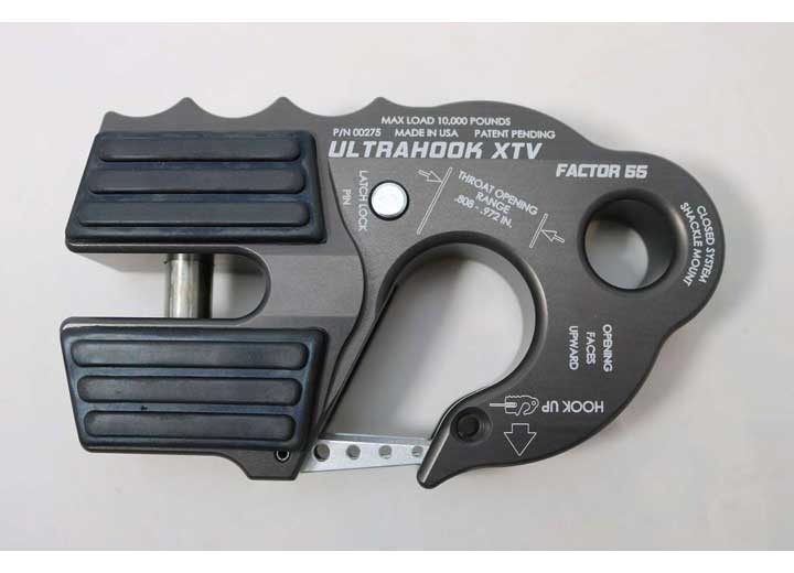 Factor 55 UltraHook XTV - Grey 10,000# [Part# 00275-06]
