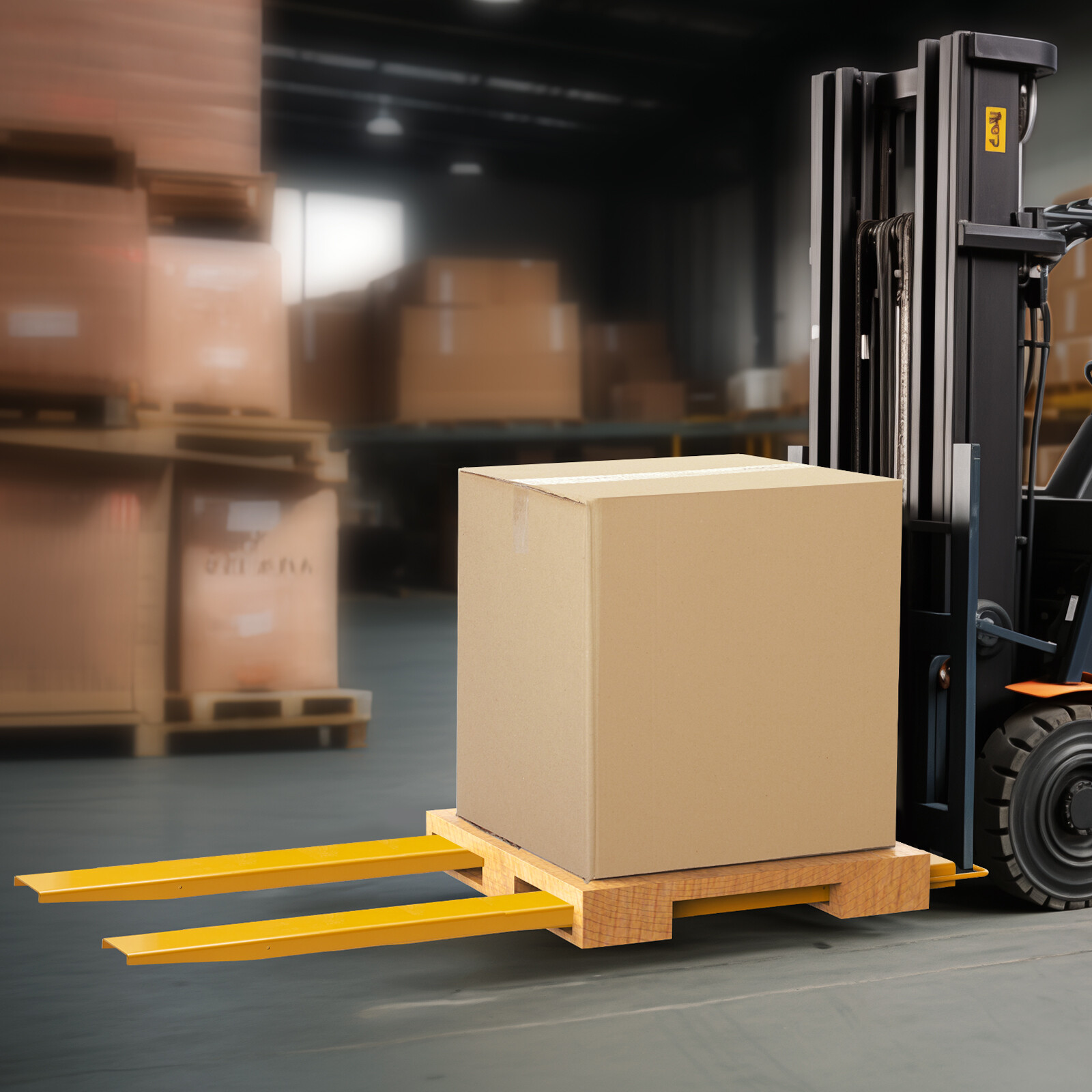 VEVOR Pallet Fork Extensions Forklift Extensions 96" x 6.5" Heavy Duty Steel