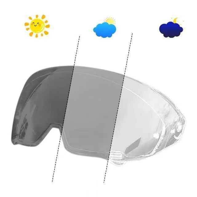 Photochromic Shield Visor Fit For RUROC ATLAS 3.0 4.0 Helmet Windshield Lens