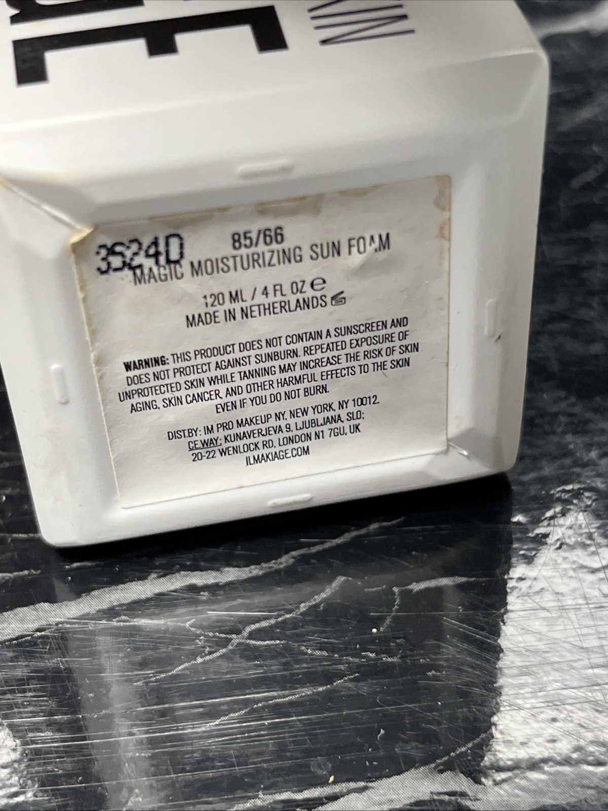 IL MAKIAGE Skin 85/66 Magic Moisturizing Sun Foam Face & Body 4oz new foam only