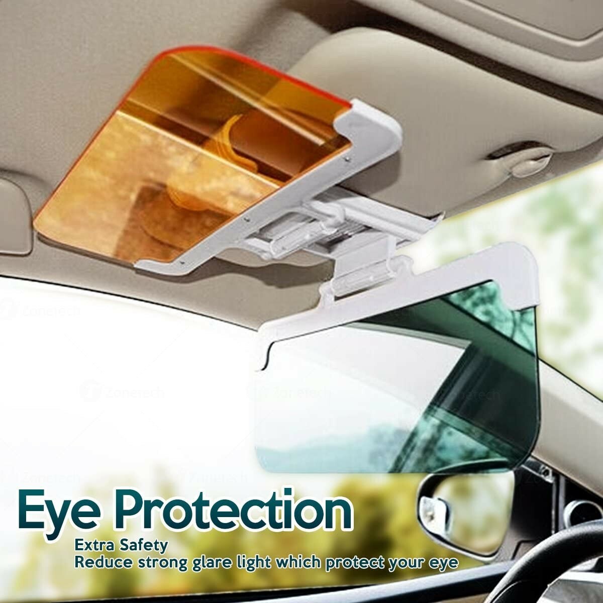 HD Car Sun Visor Extension Car Anti Glare Driving Tac Visor Universal Day Night