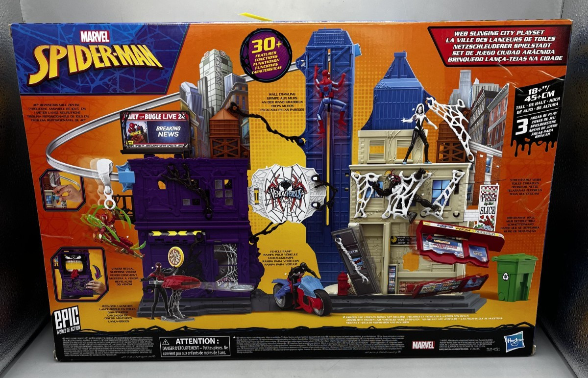 Marvel Spider-Man VenomVersus Web Slinging City Playset Brand NEW