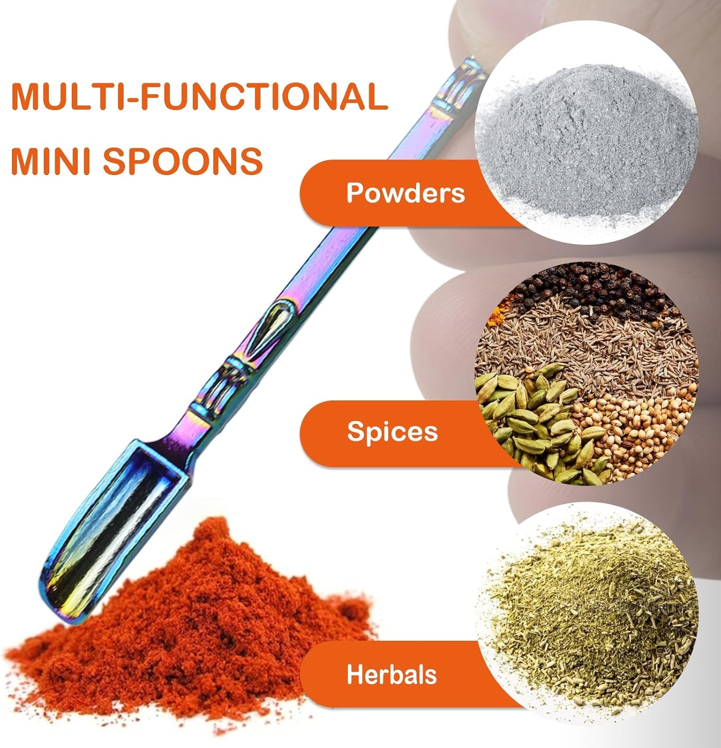 t4Psc Mini Spoons Mini Shovel Spice Spoon Small Spoons for Spice Tiny Spoons