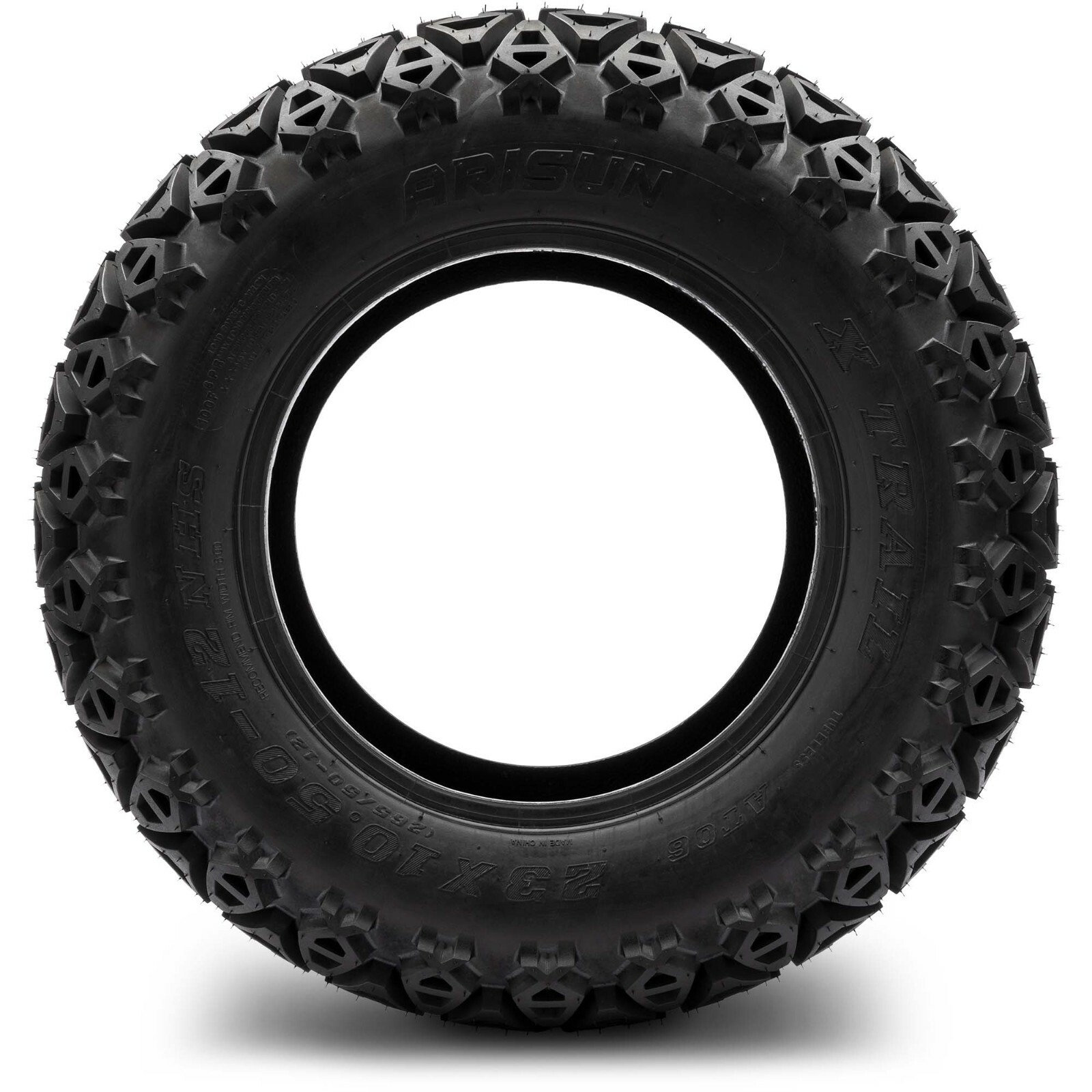 Arisun 23x10.5-12 DOT All-Terrain Tire for Golf Carts & ATV (6 Ply Rating)