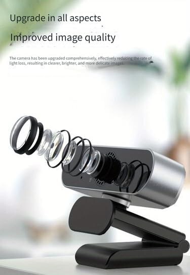 1080P Full HD USB Webcam for PC Desktop,Laptop Web Camera with Microphone LOT