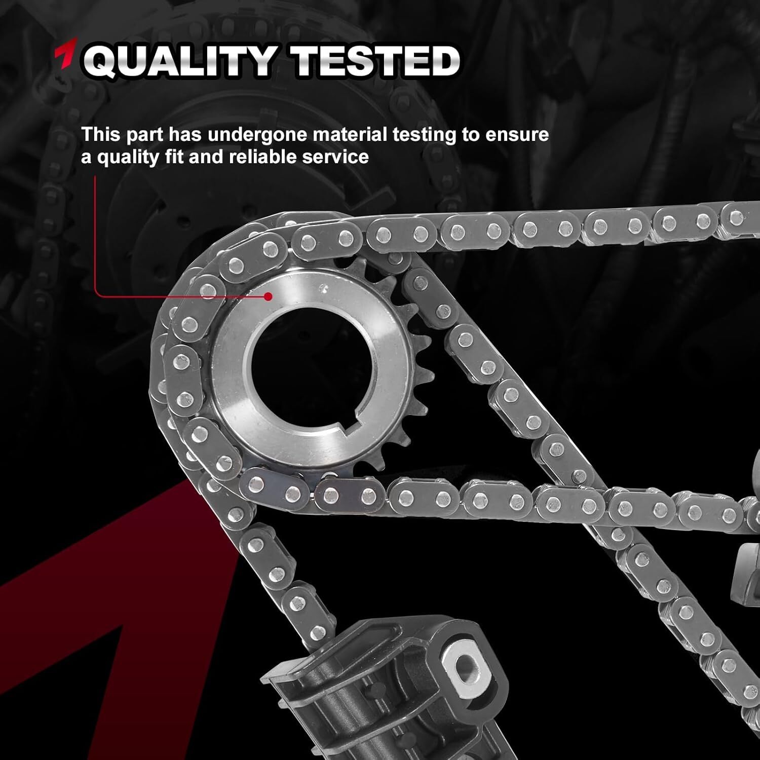 Fits 04-08 Ford 5.4L Timing Chain Kit Water Oil Pump Cam Phaser Gaskets Solenoid