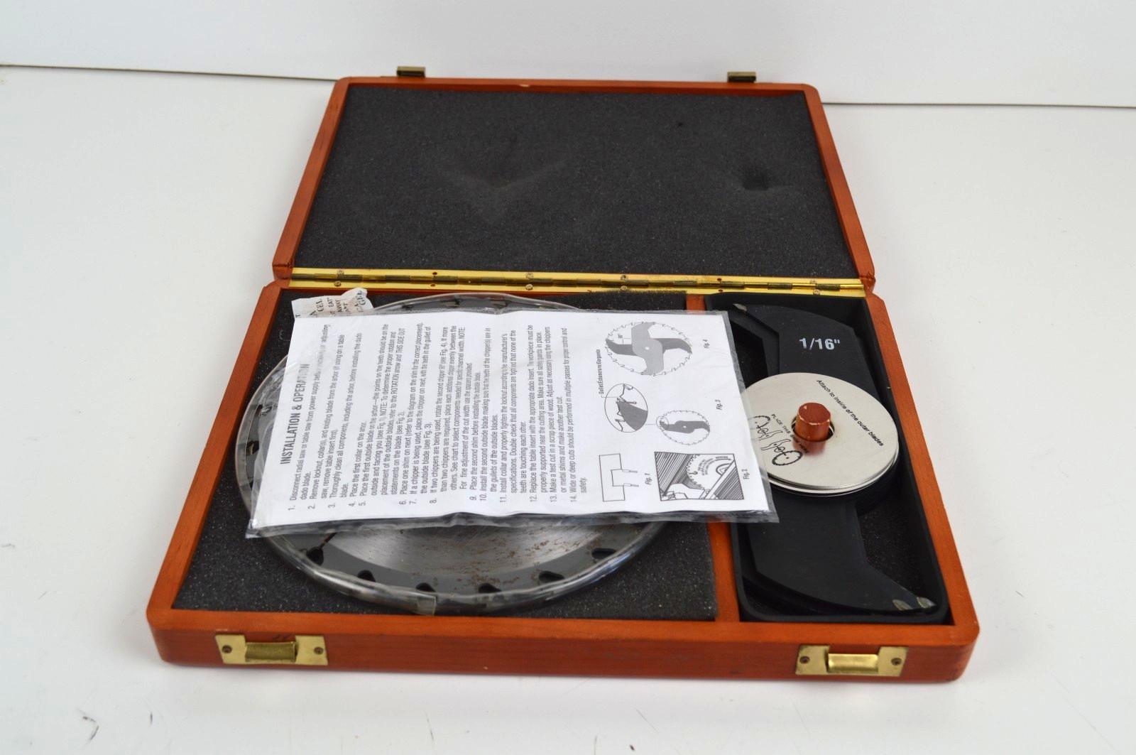 MIBRO 8" Carbide Stacking Dado Blade Set 14 Piece Pack Groove Saw