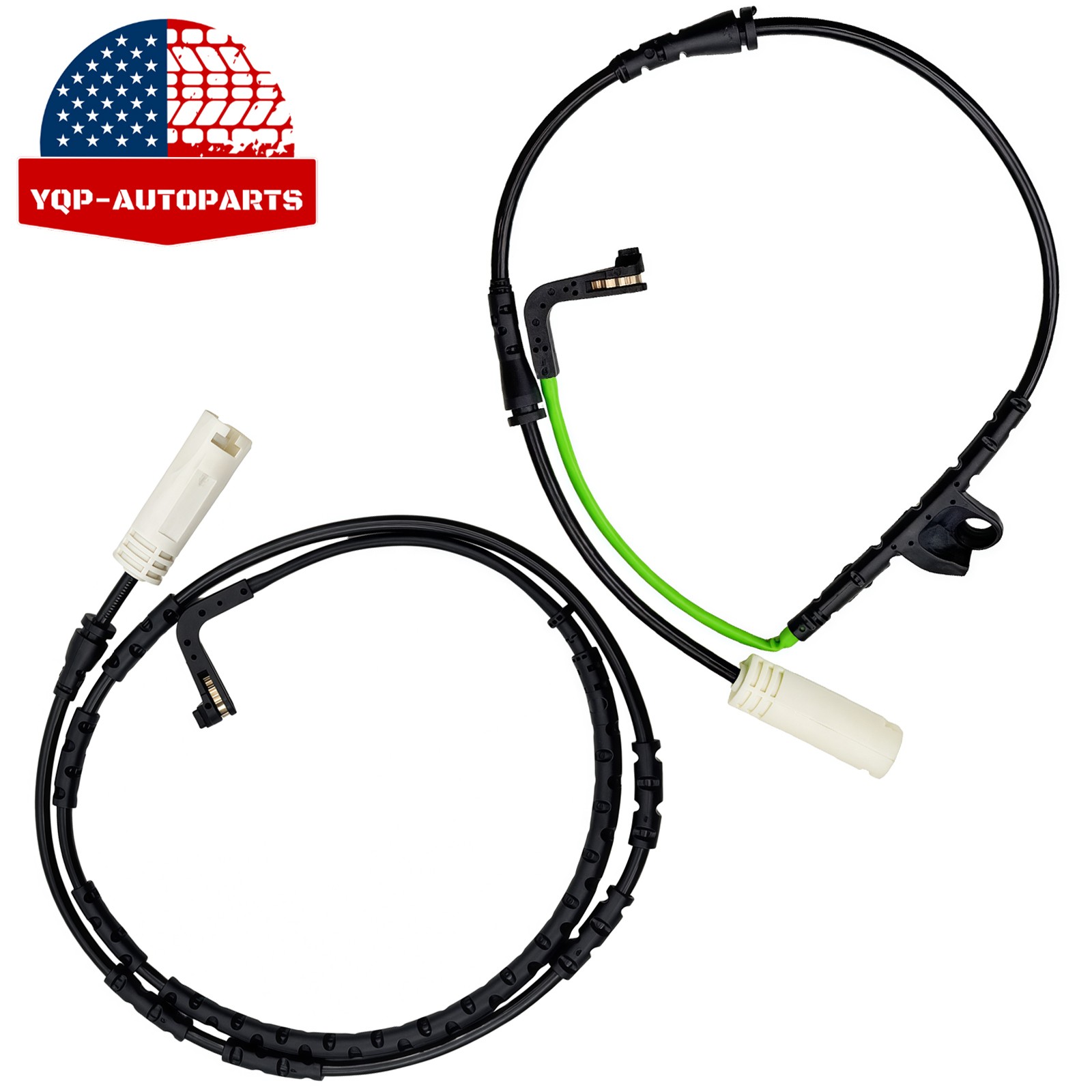2pcs Front & Rear Disc Brake Pad Wear Sensor for BMW 328i 330i 335i 335d E90 M3