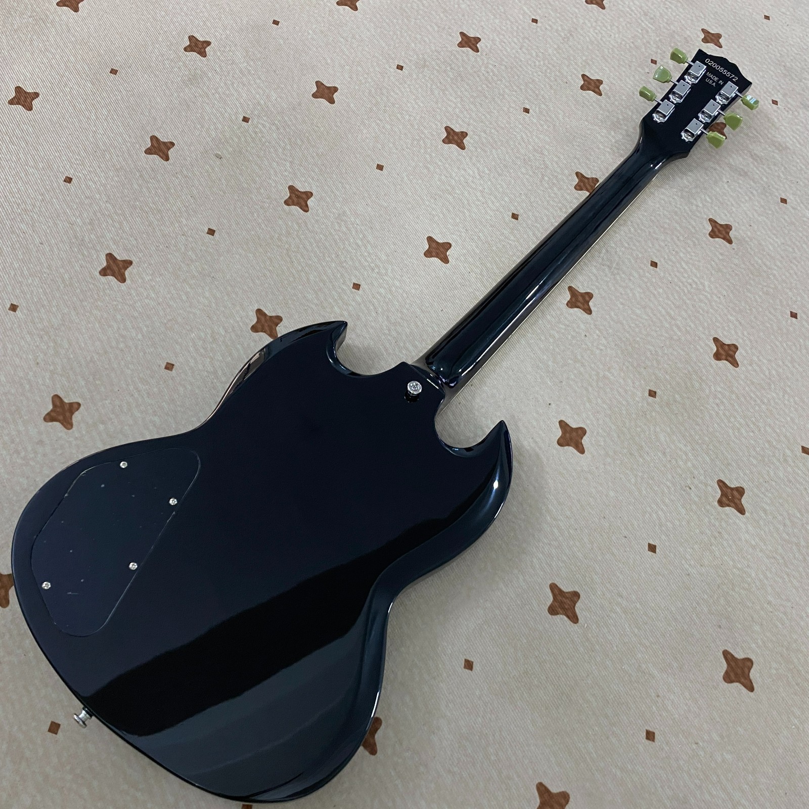 low price SG Standard Electric guitar Chrome hardware Ebony BlackChrome Hardware