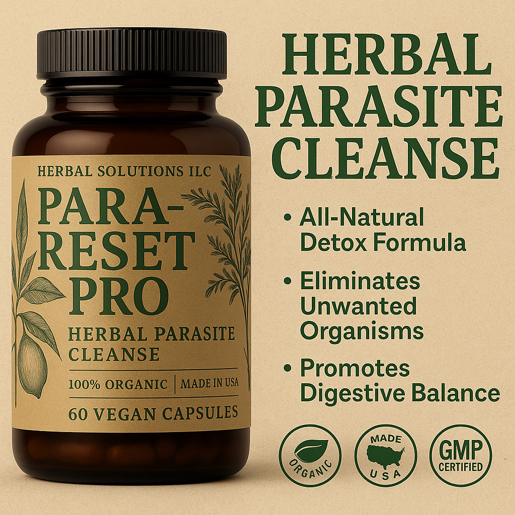 PARASITE DETOX BODY CLEANSE Complex Anti- PARASITE Support Detox - Candida Detox