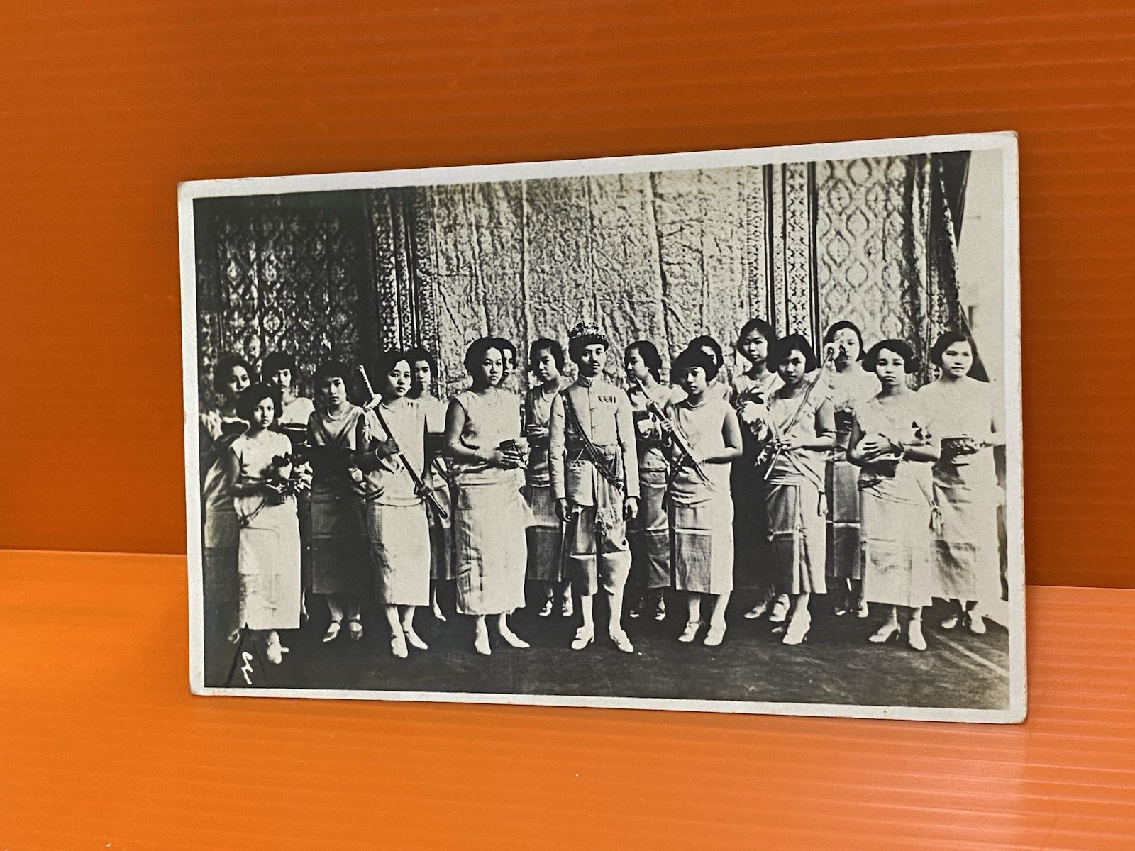 Siam Thailand Postcard King Rama7 & Royalty Family 1930 9*13.5 cm. Free shipping