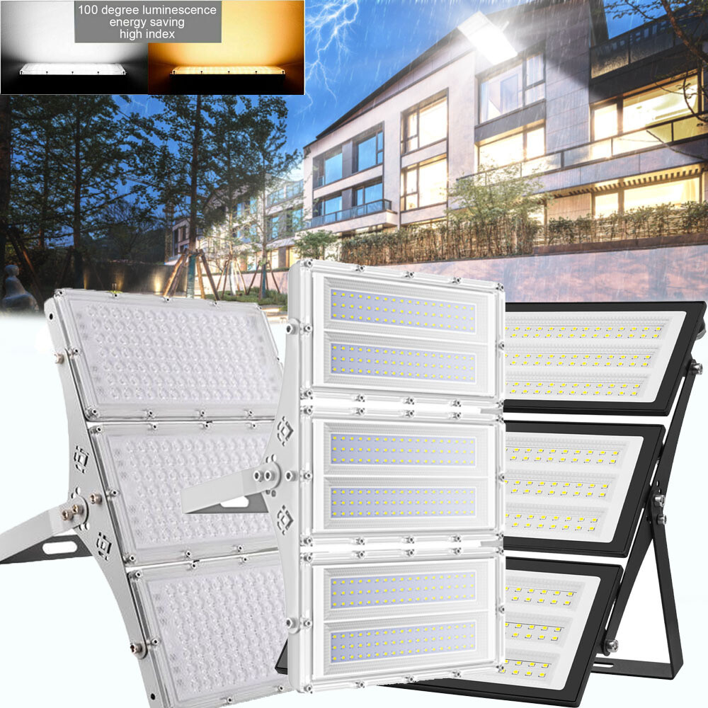 100W-400W Watt LED Flood Light Outdoor Security Garden Yard Spotlight Lamp 110V