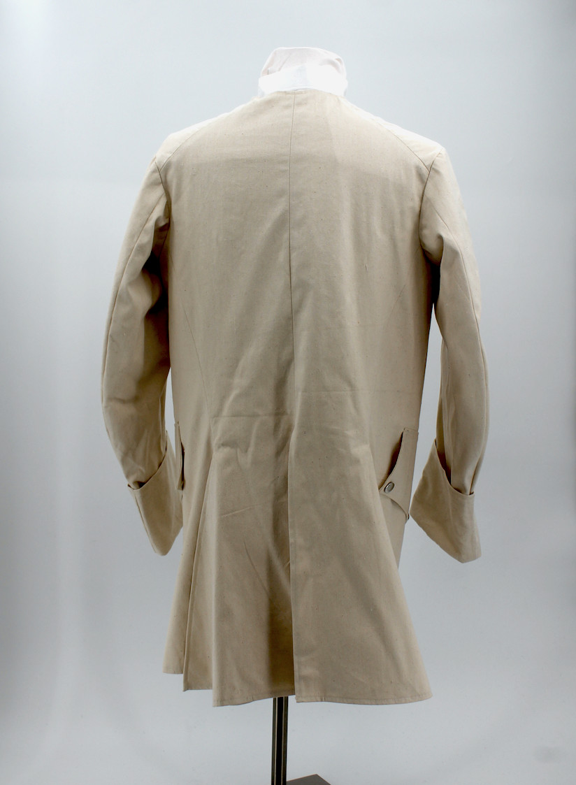 Colonial Period Osnaburg Sleeved Waistcoat - Size 46