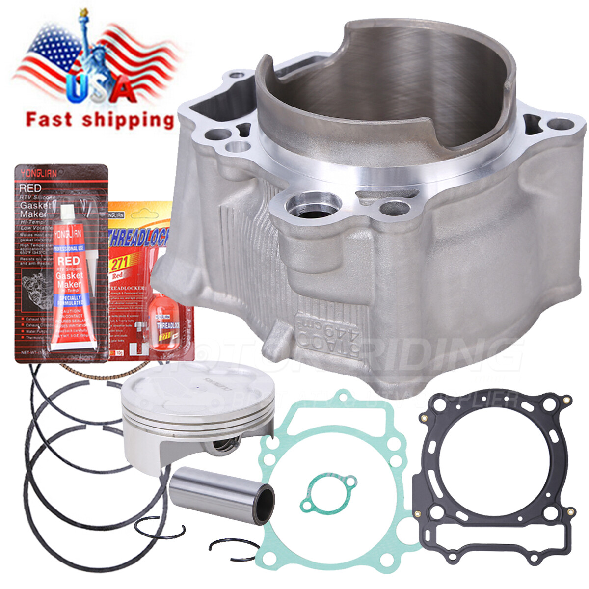 For YFZ450 YFZ 450 Top End Rebuild Cylinder 95mm Bore 11.4:1 Piston Repair Kit