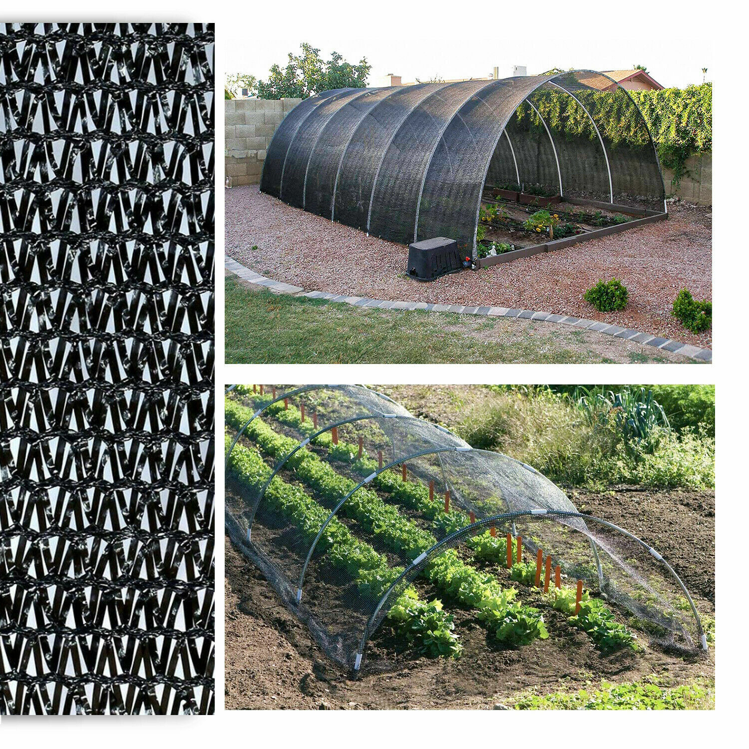 50% UV Resistant Shade Cloth Mesh Tarp for Plants Greenhouse
