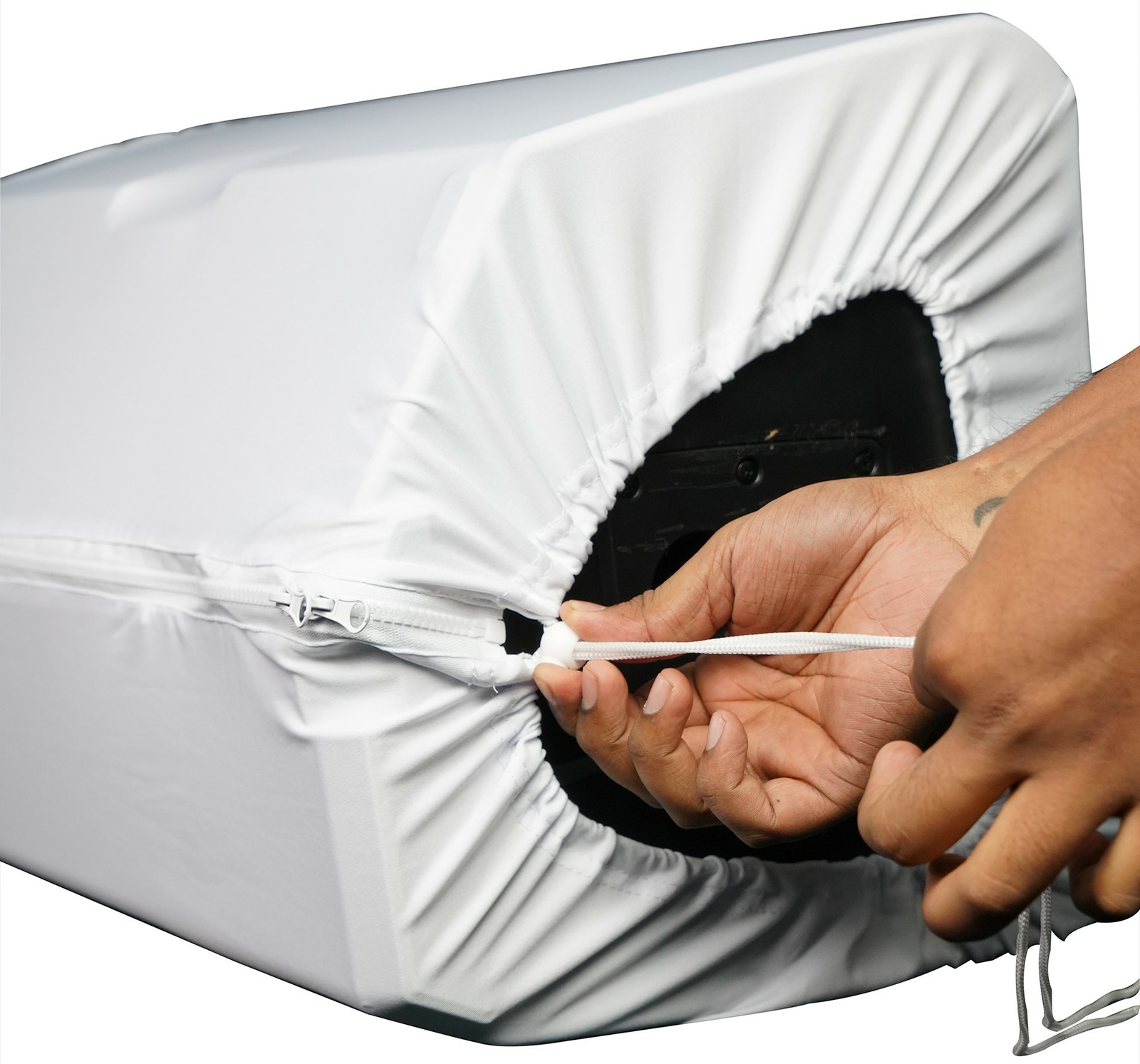 Rockville White 12" Slip Cover Scrim For QSC K12.2 PA DJ Speaker